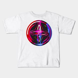 Abstract power emblem Kids T-Shirt